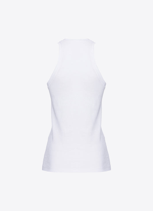 Ribbed top with logo