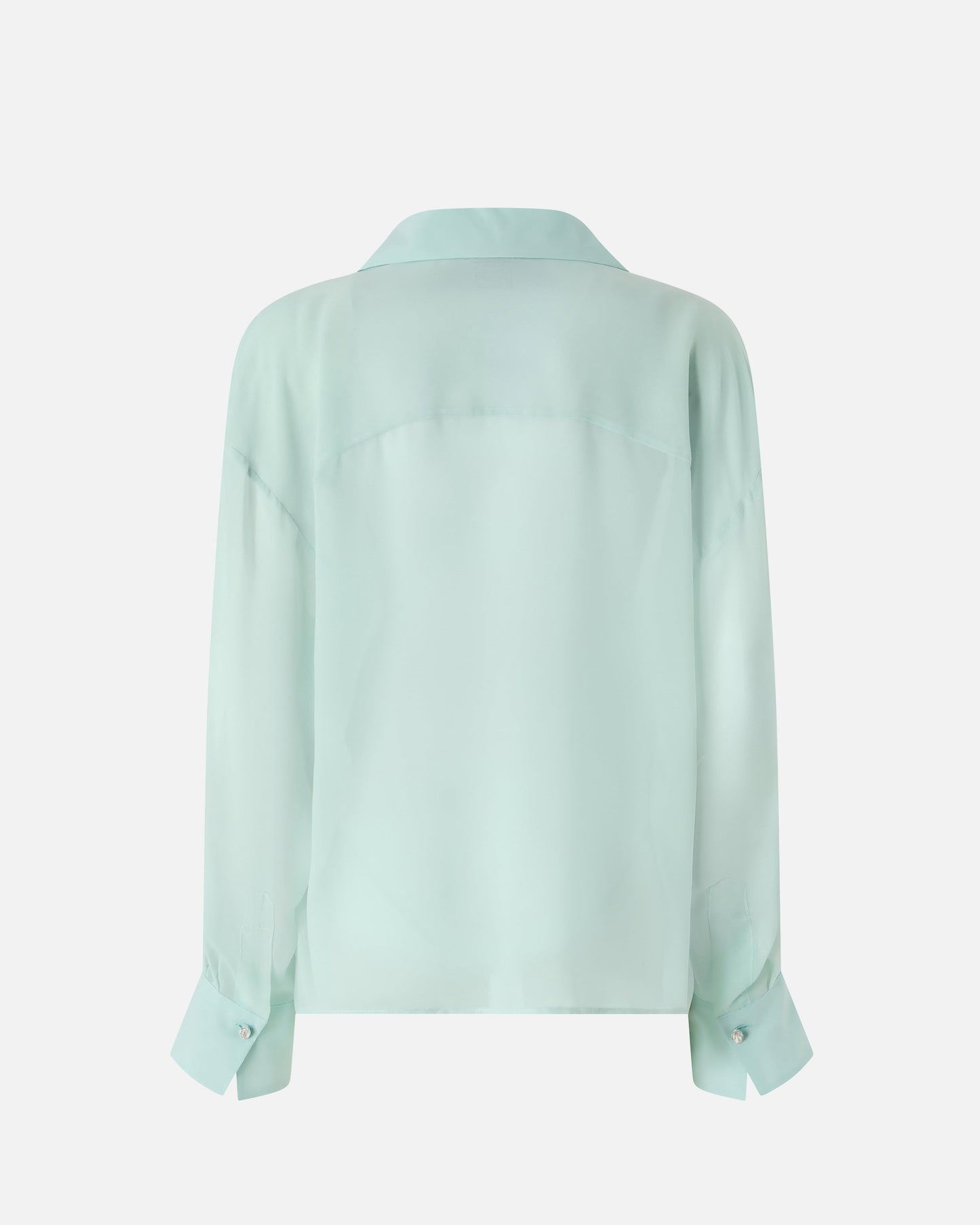Transparent shirt in chiffon