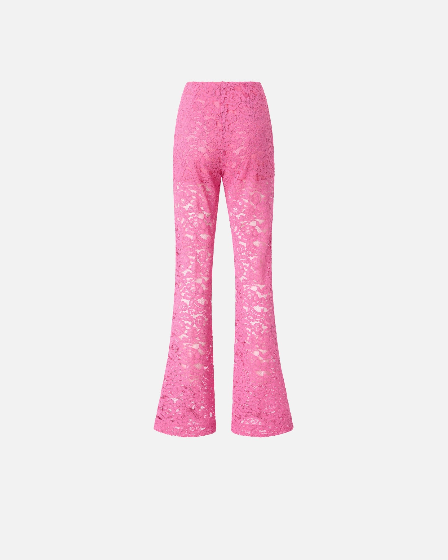 Flared lace trousers