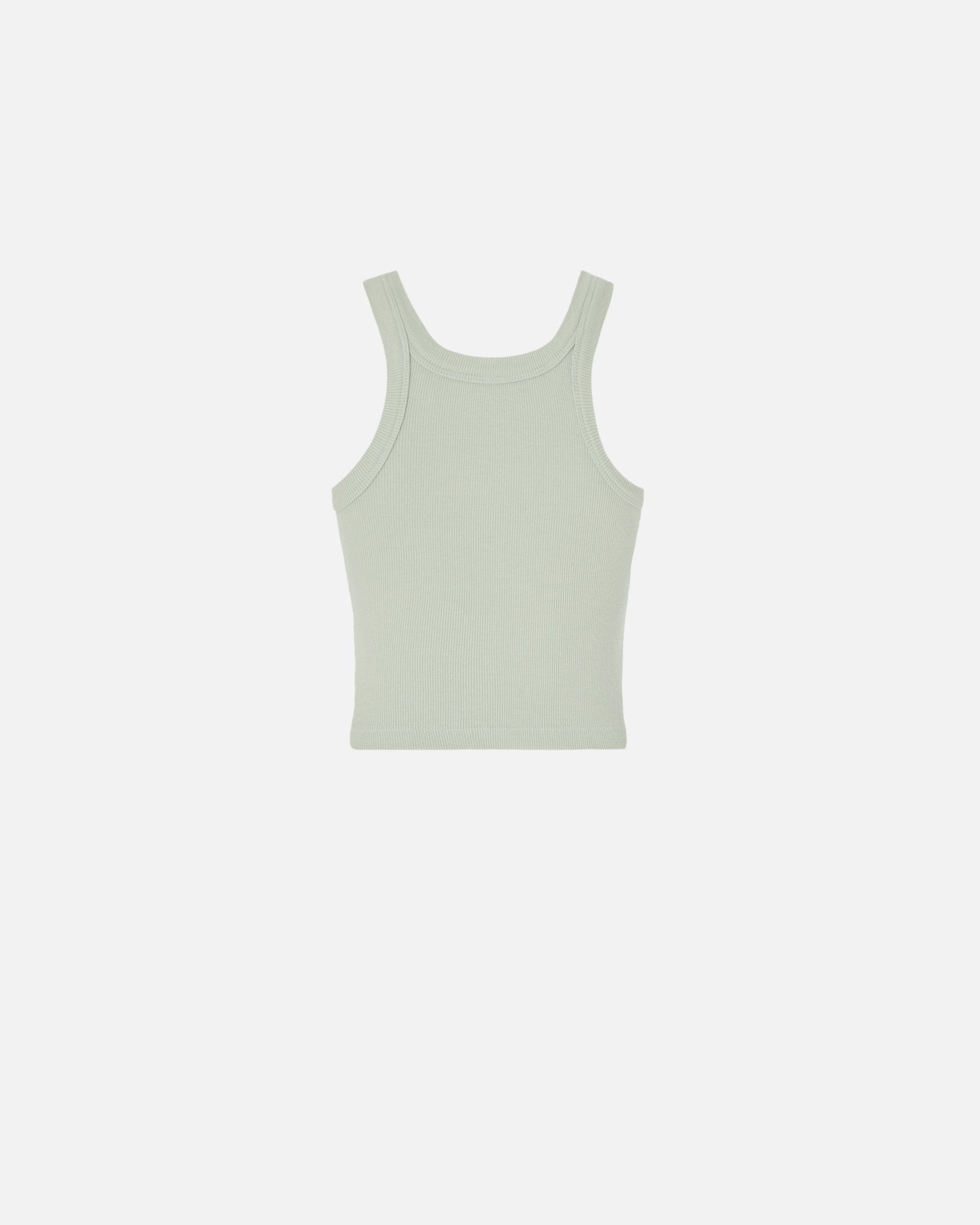 Cropped vest top with logo