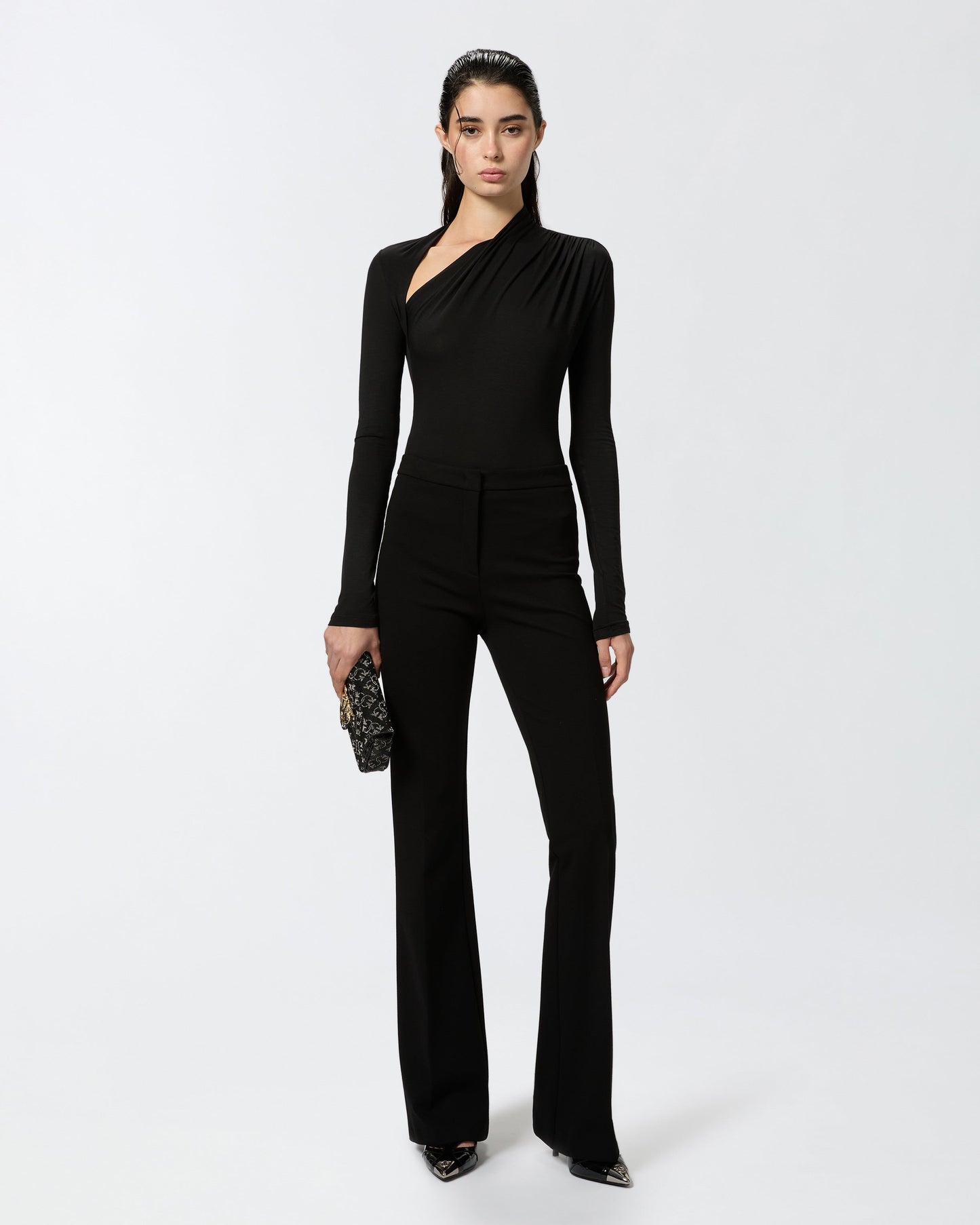 Flared full Milano trousers