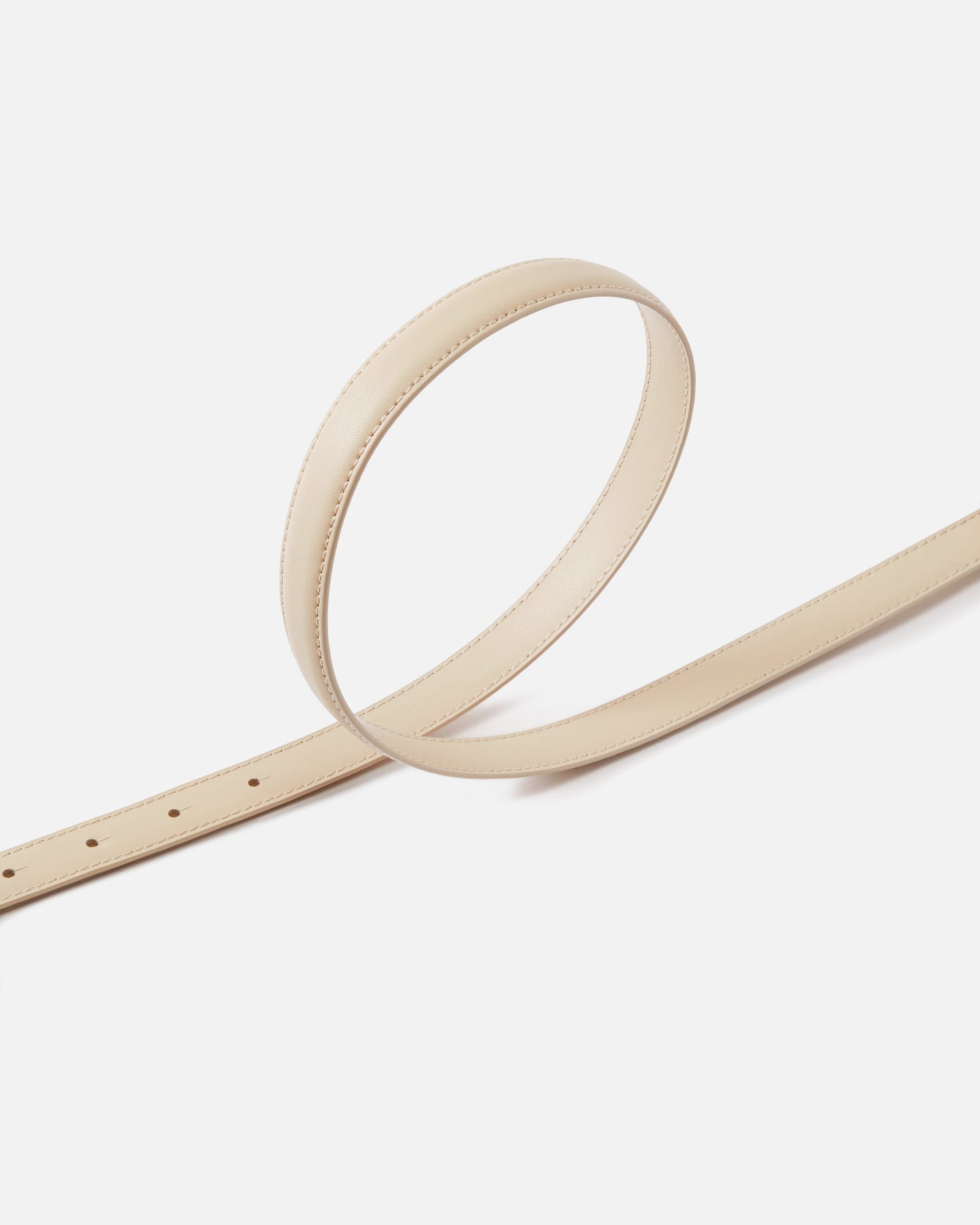 Love Birds thin leather belt 2cm