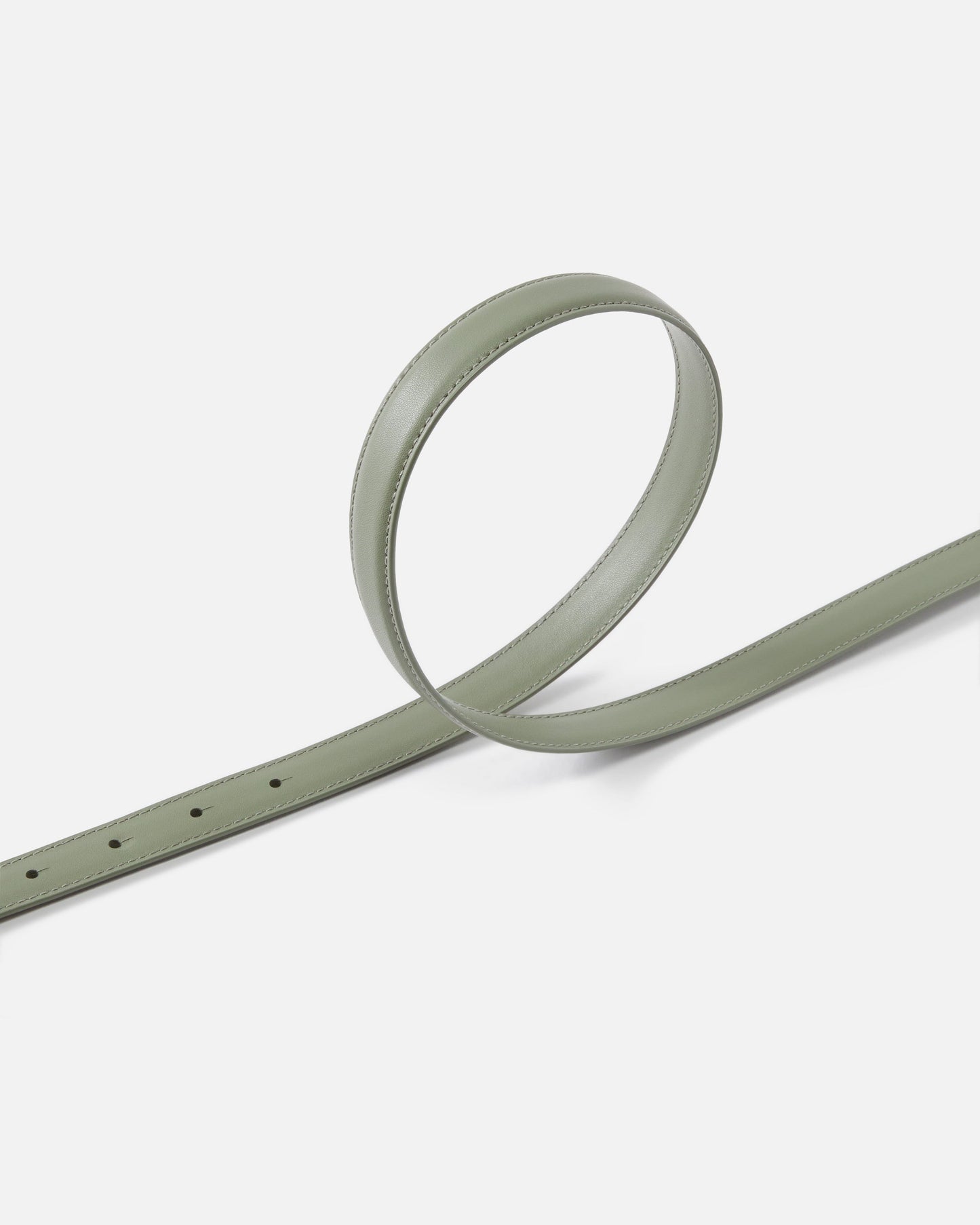 Love Birds thin leather belt 2cm