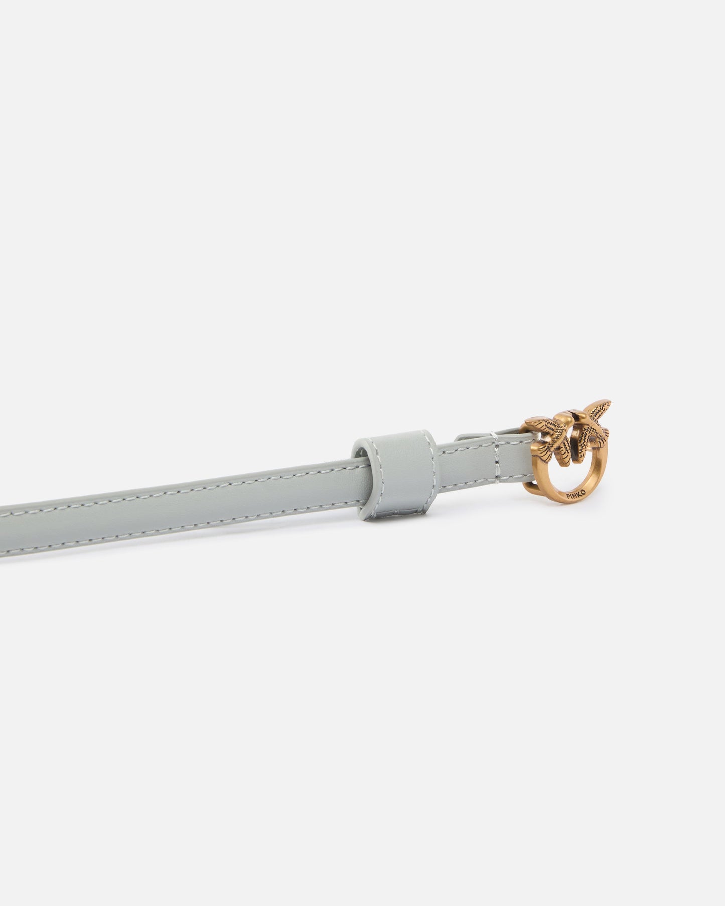Thin belt with Love Birds buckle, 1cm