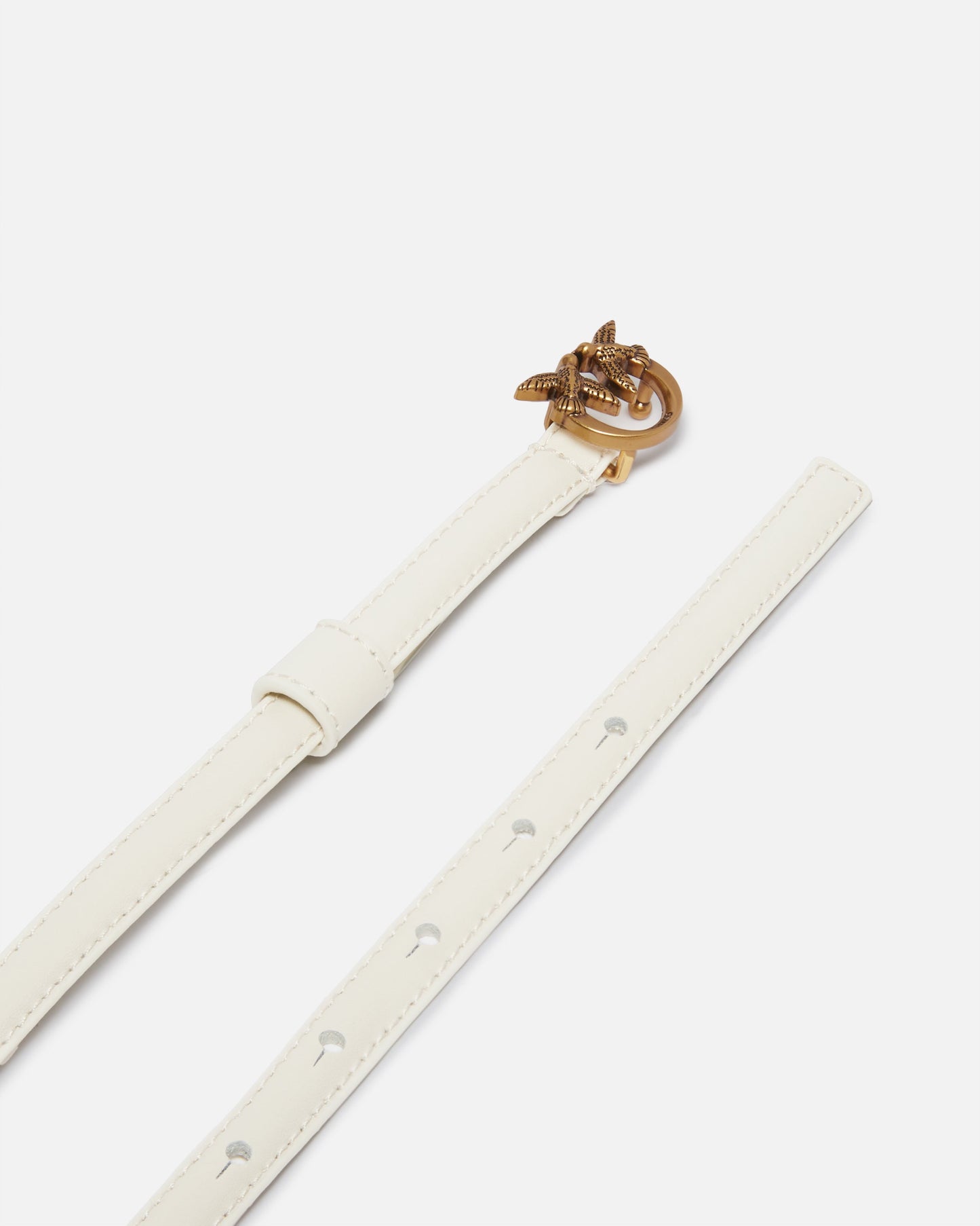 Thin belt with Love Birds buckle, 1cm