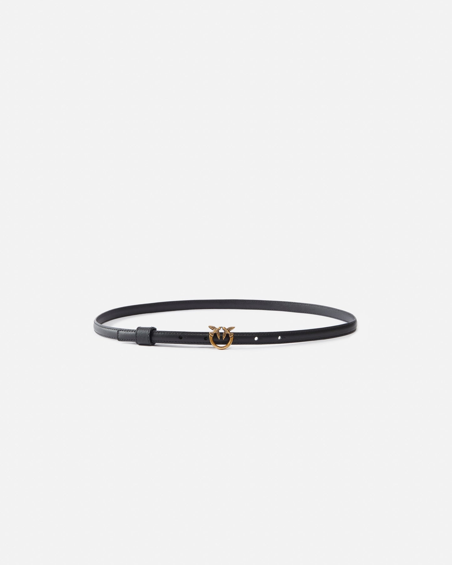 Thin belt with Love Birds buckle, 1cm
