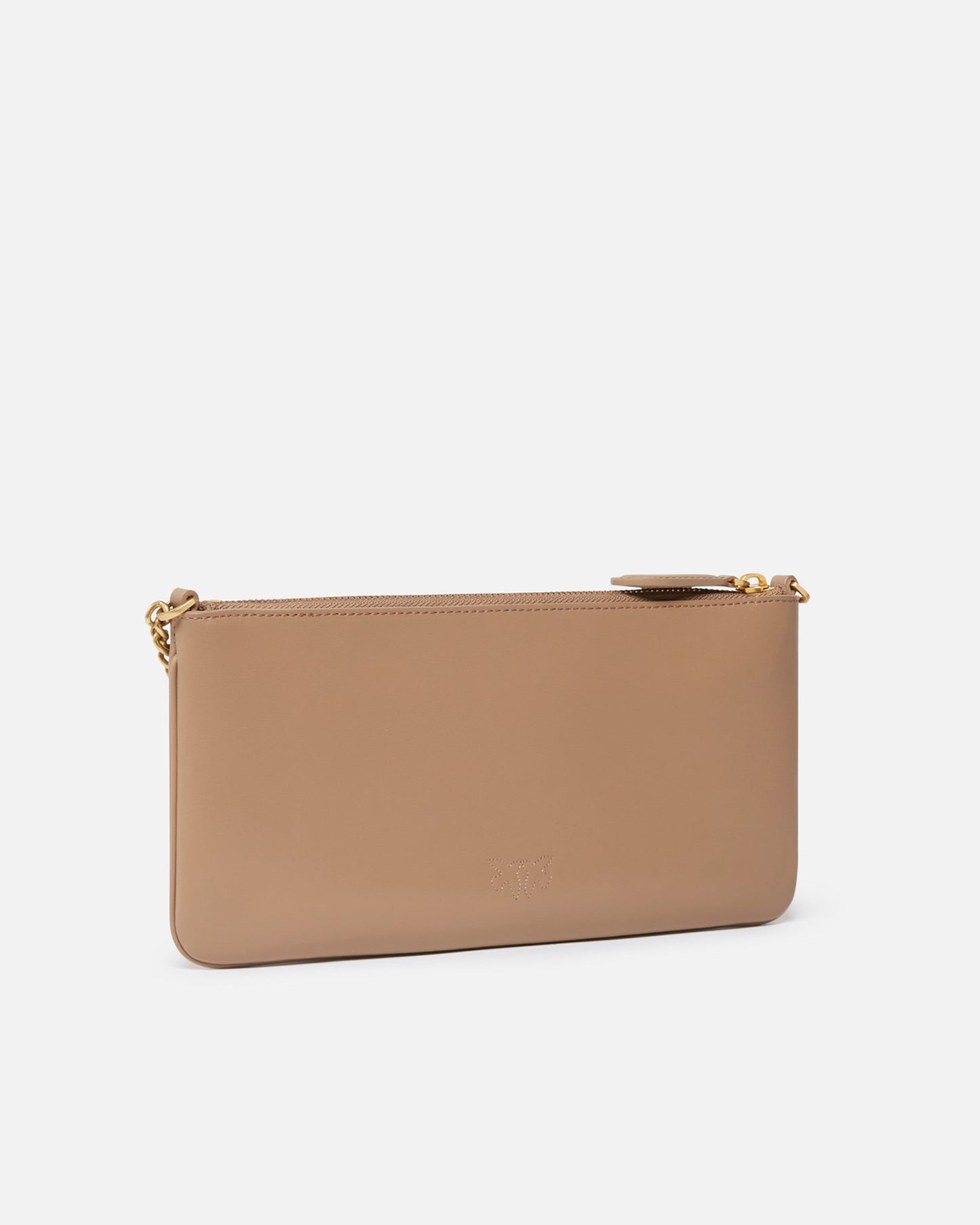 Horizontal Flat Bag in leather