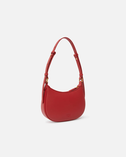 Half Moon baby leather shoulder bag