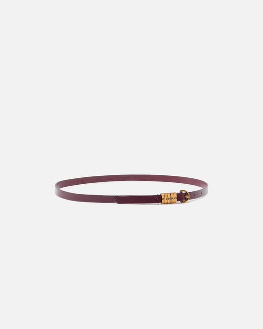 1.2-cm belt with logo lettering logo