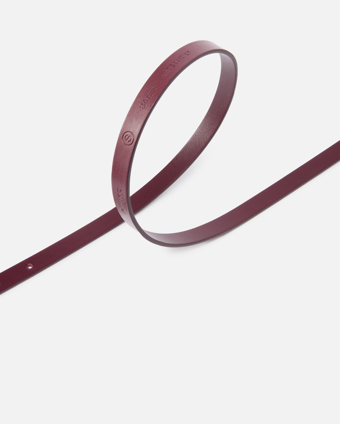 1.2-cm belt with logo lettering logo