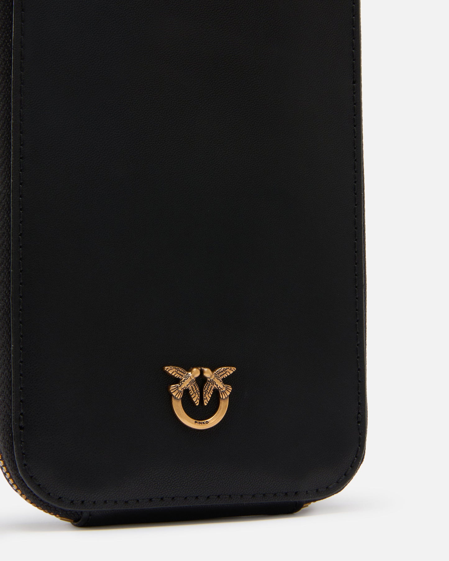 Zip-around leather smartphone case