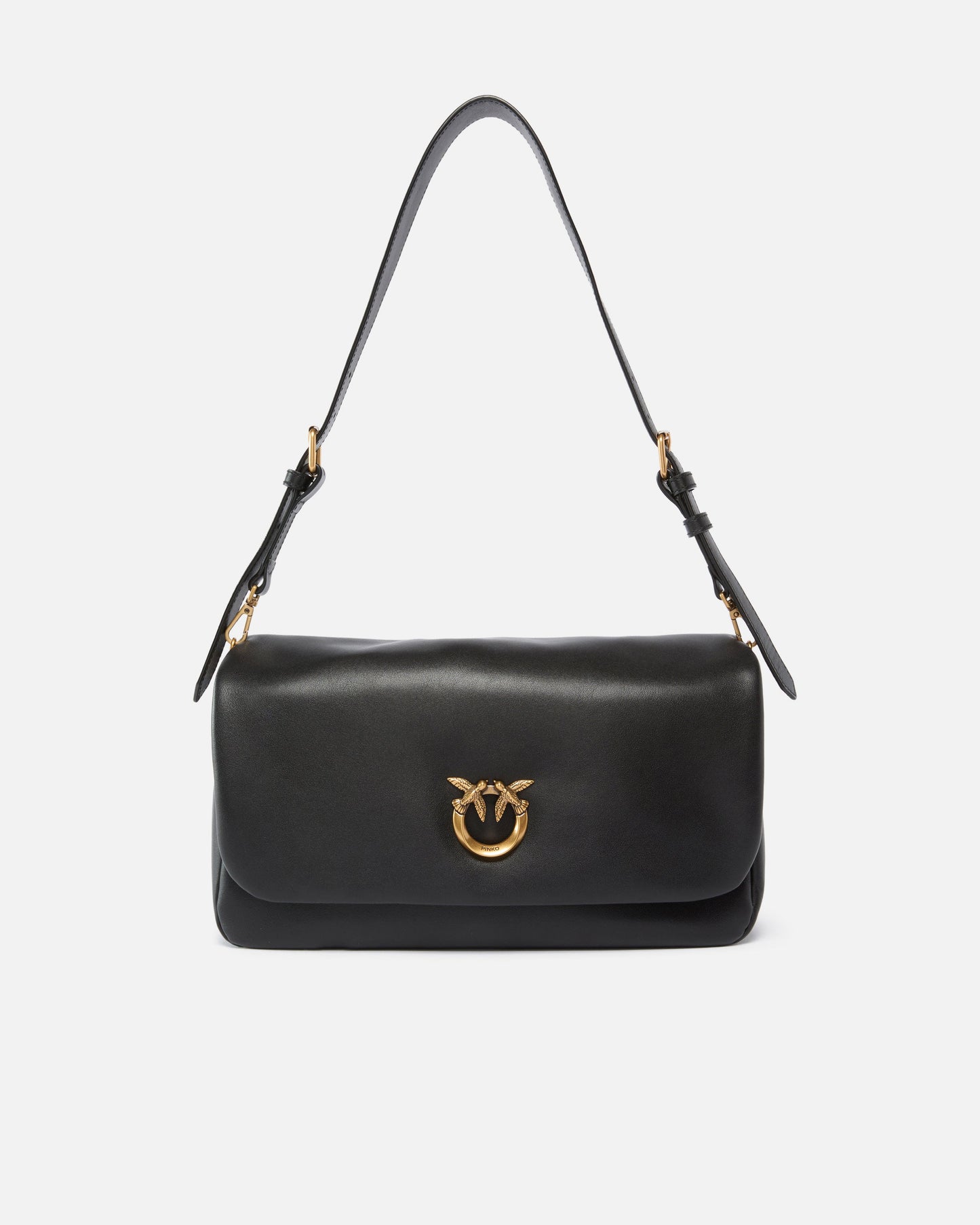 Love Bag Click Soft Horizontal Handle medium crossbody bag in leather