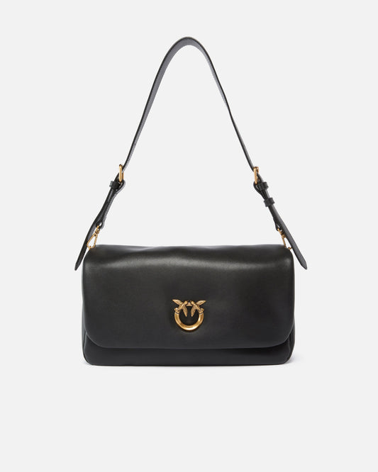 Love Bag Click Soft Horizontal Handle medium crossbody bag in leather