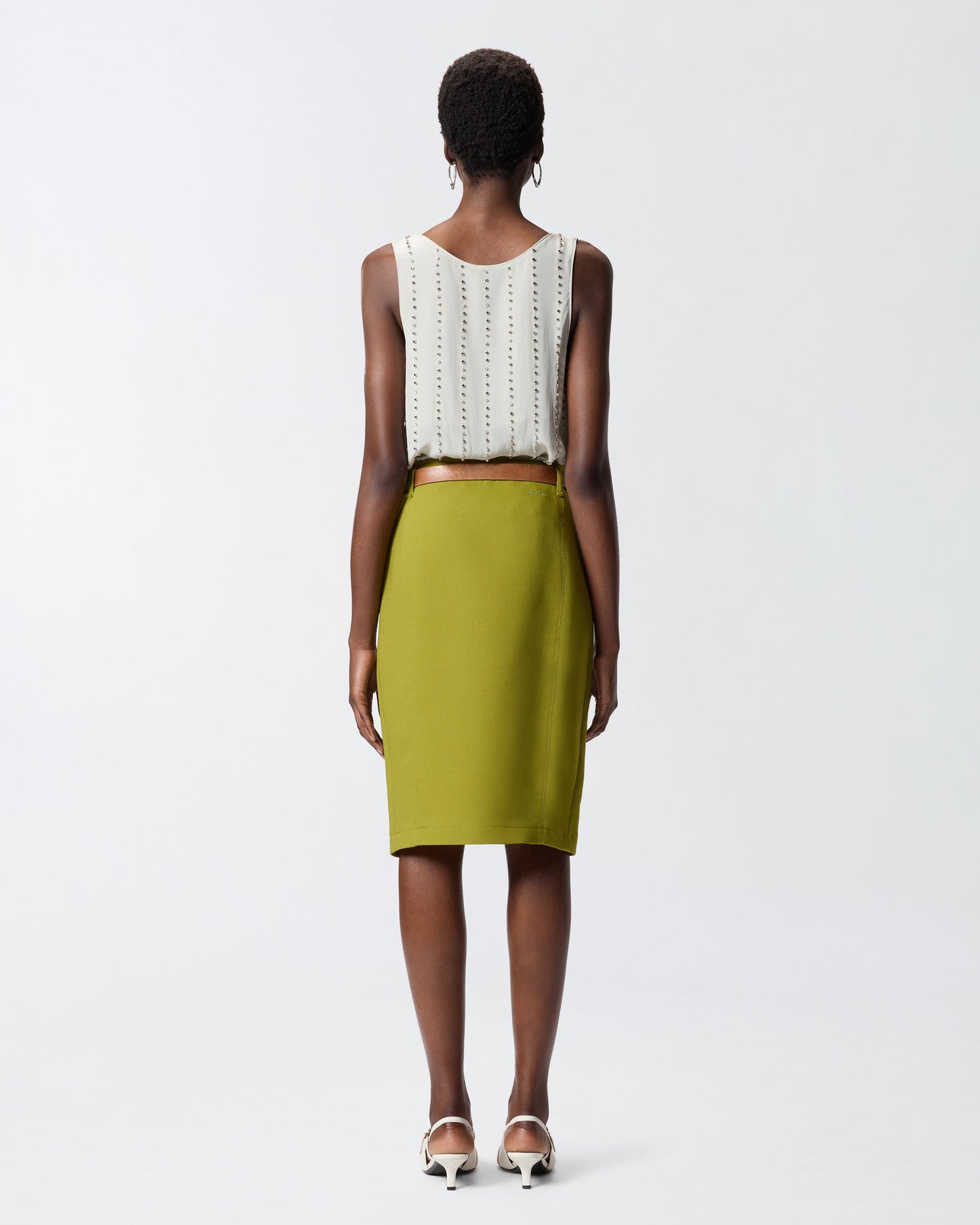Vest top with jewel stripes
