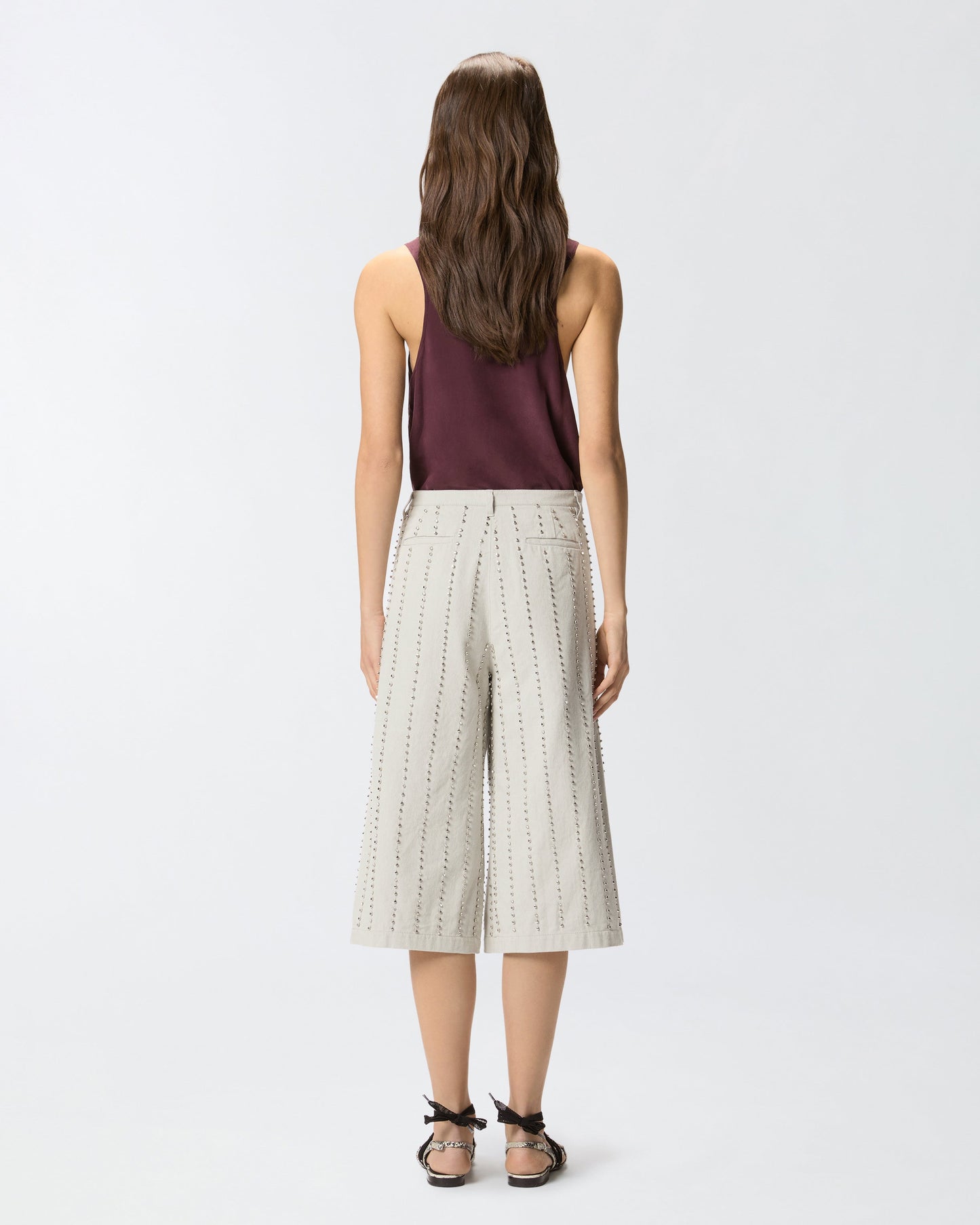Bermuda shorts with jewel stripes