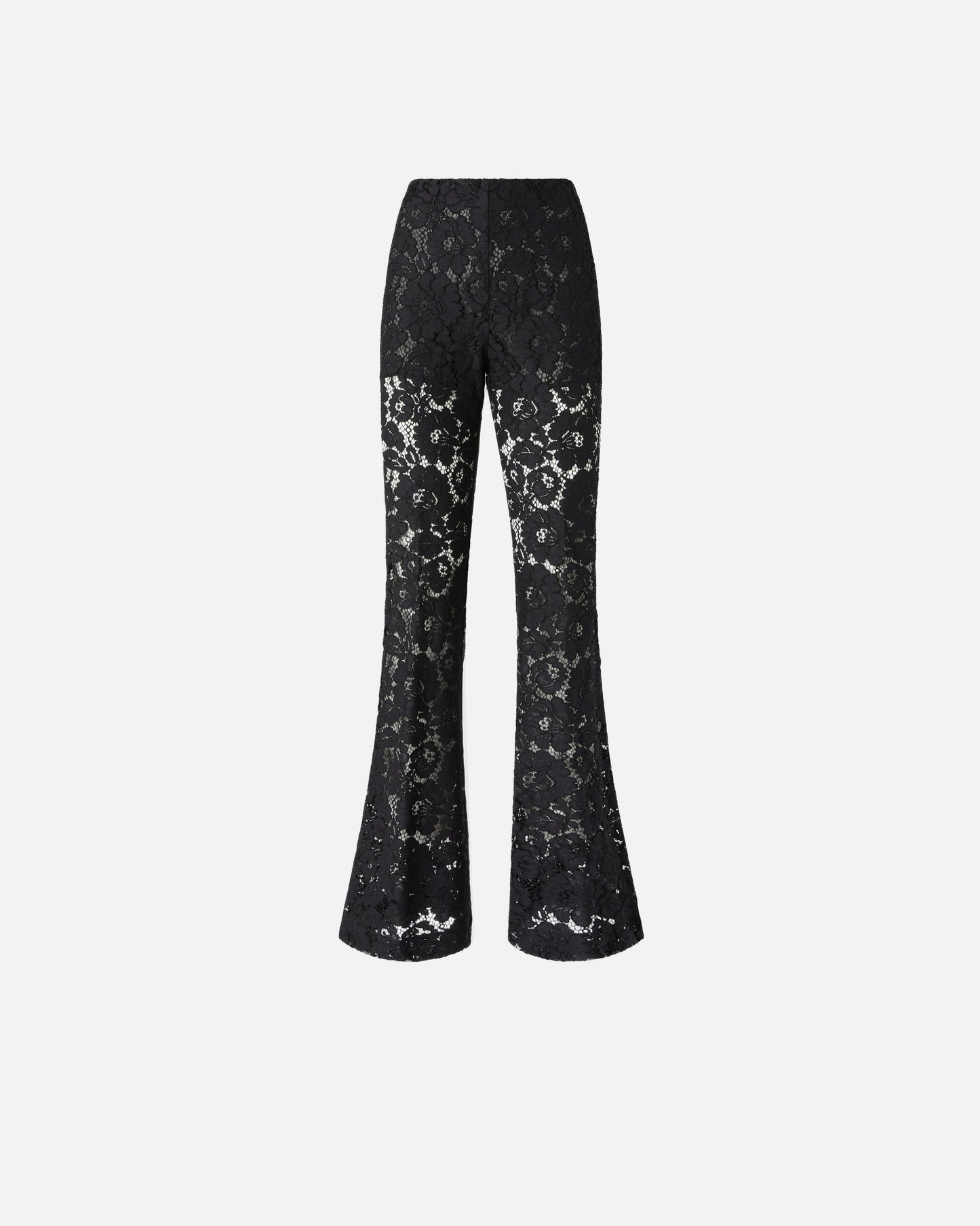 Flared lace trousers