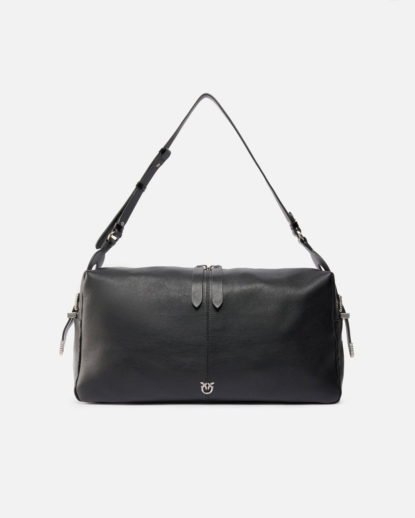 Keeper Bag large shoulder bag in new biker leather