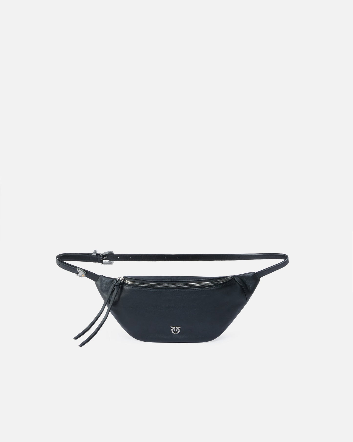 Small belt bag in new biker leather