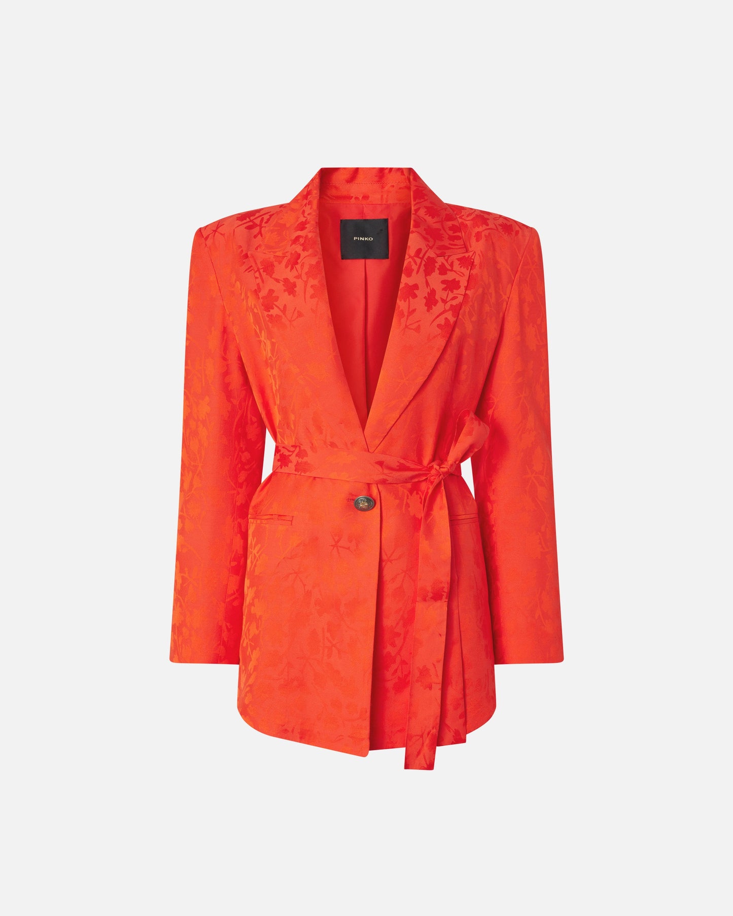 Floral jacquard kimono jacket