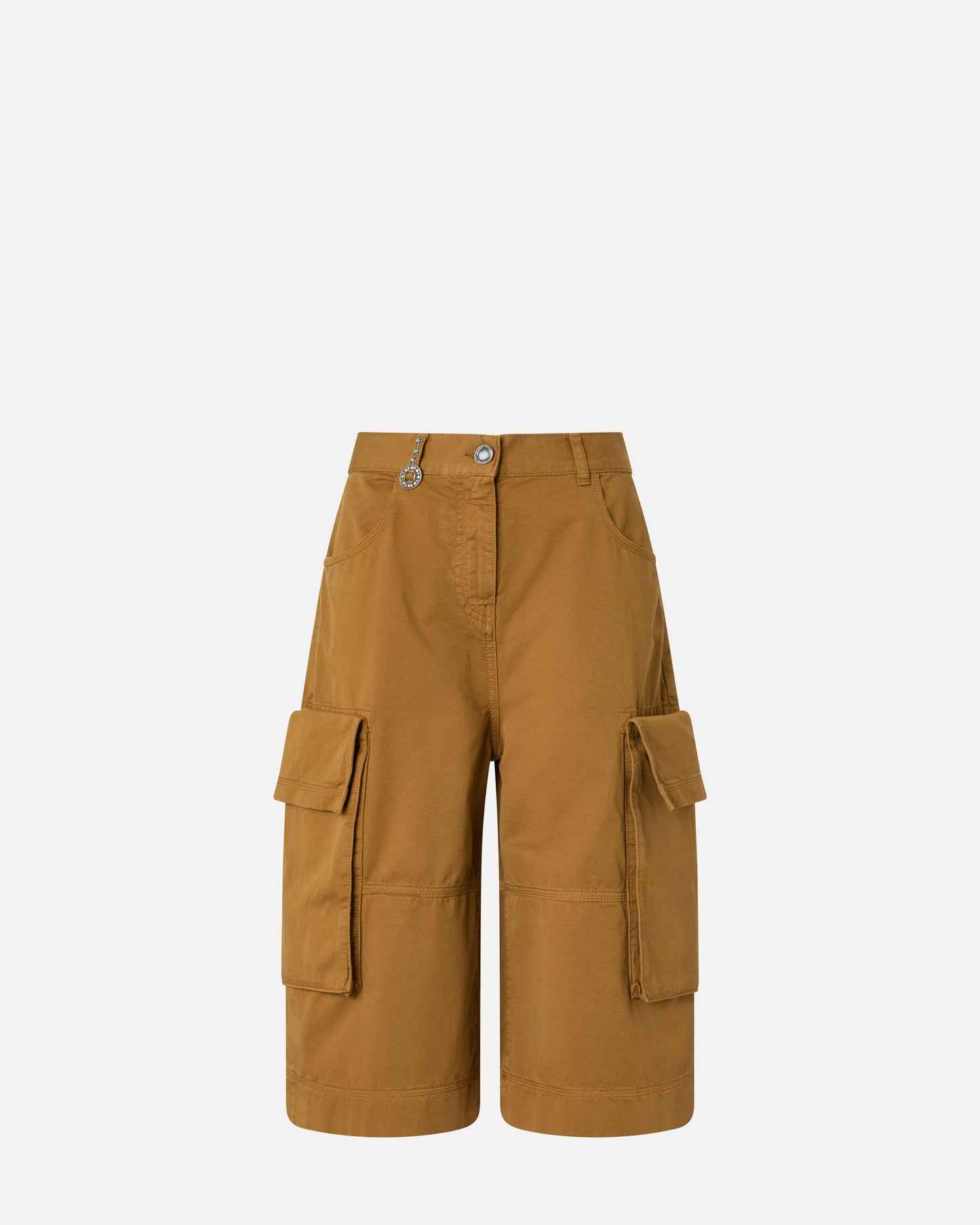 Cargo Bermuda shorts with rivets