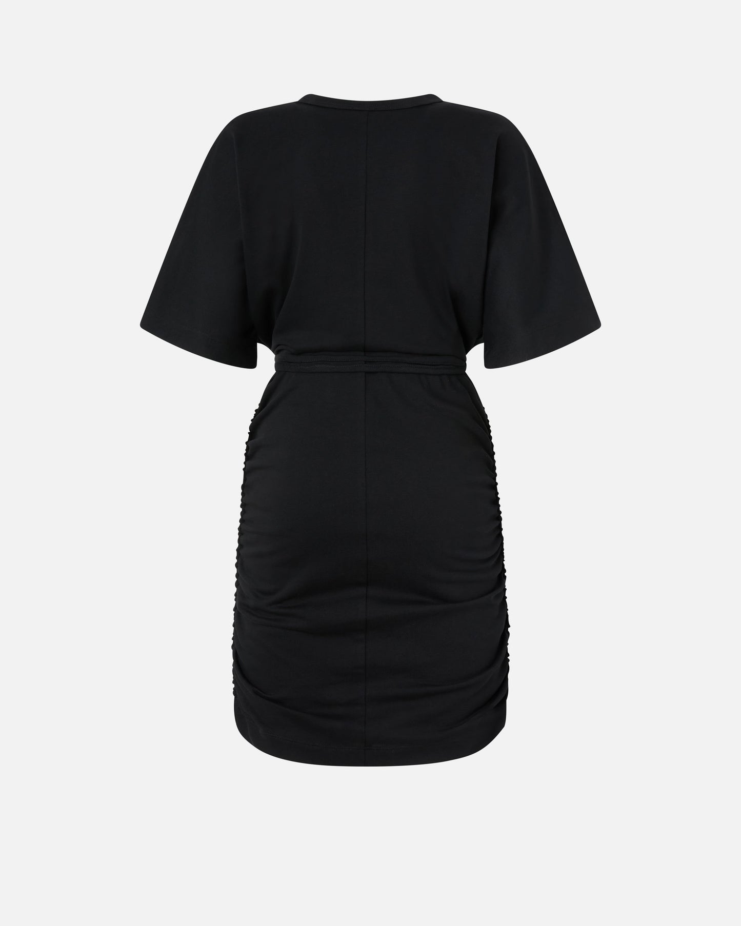 Short dress with belt