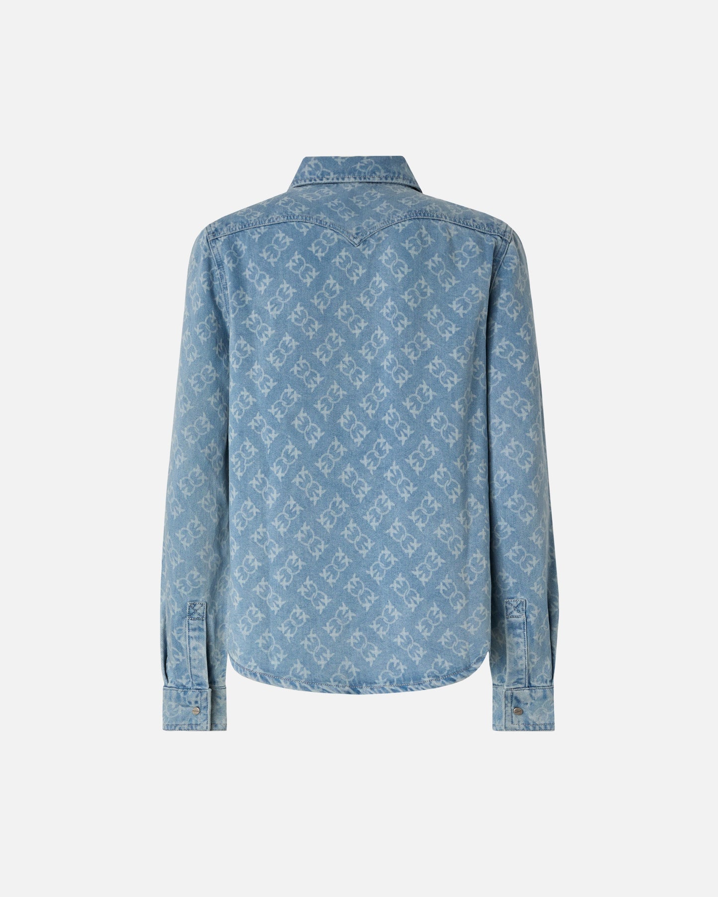 Denim shirt with Love Birds logo
