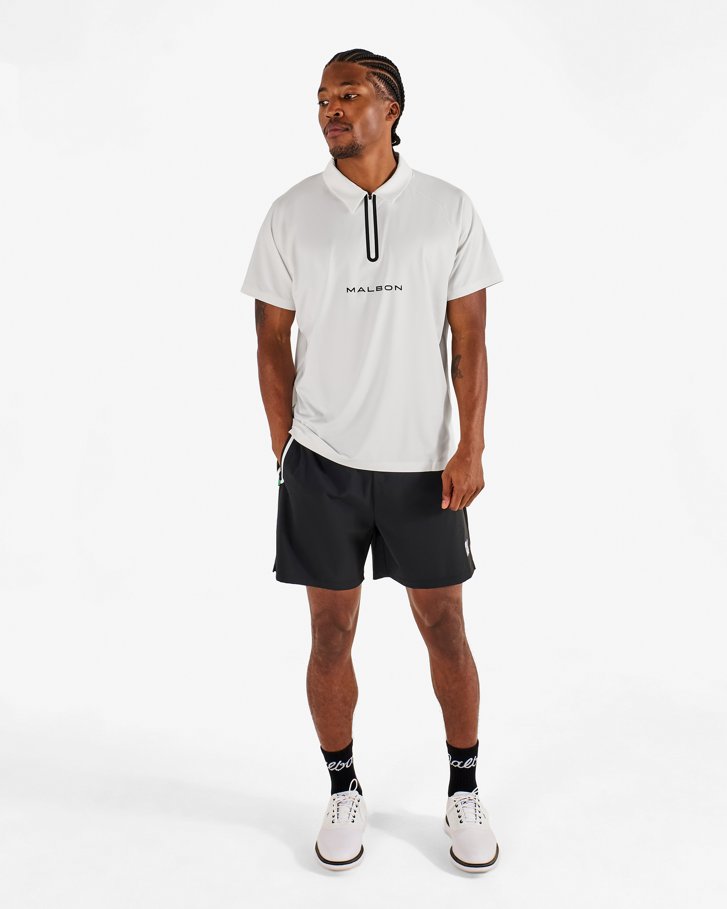 PERFORMANCE ZIP RAGLAN POLO
