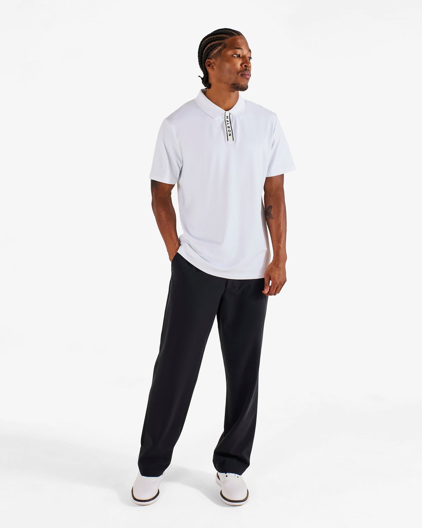 BLOCK PLACKET POLO