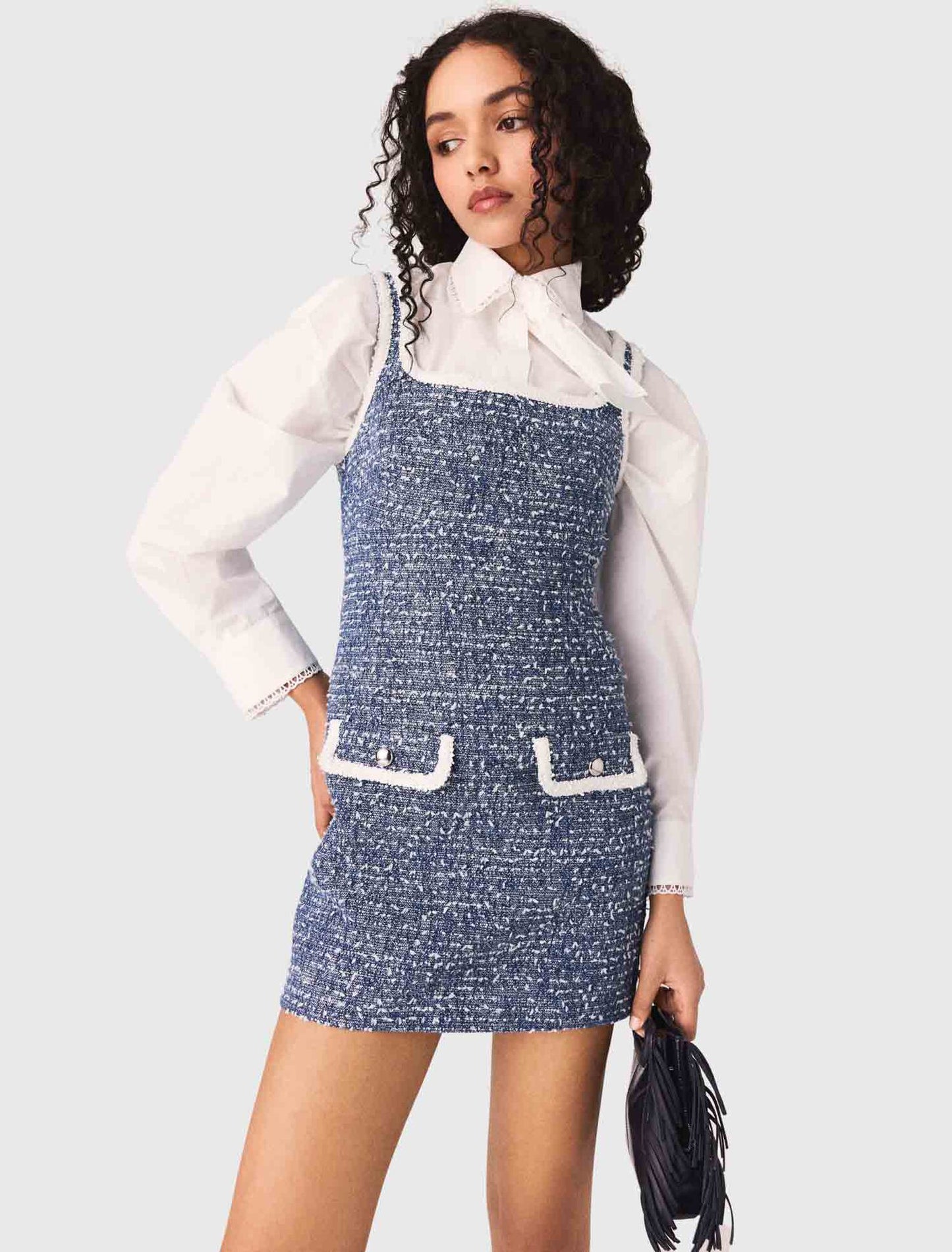 Short tweed dress