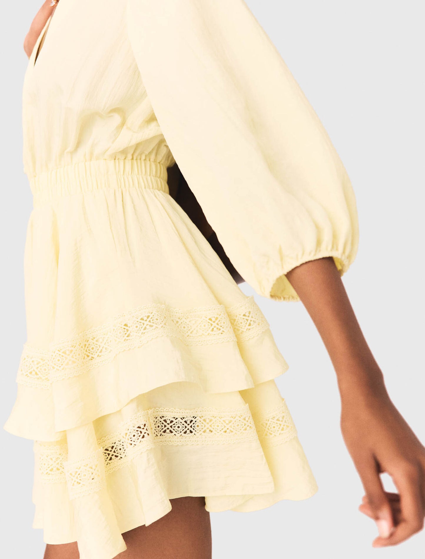 Short ruffled dress