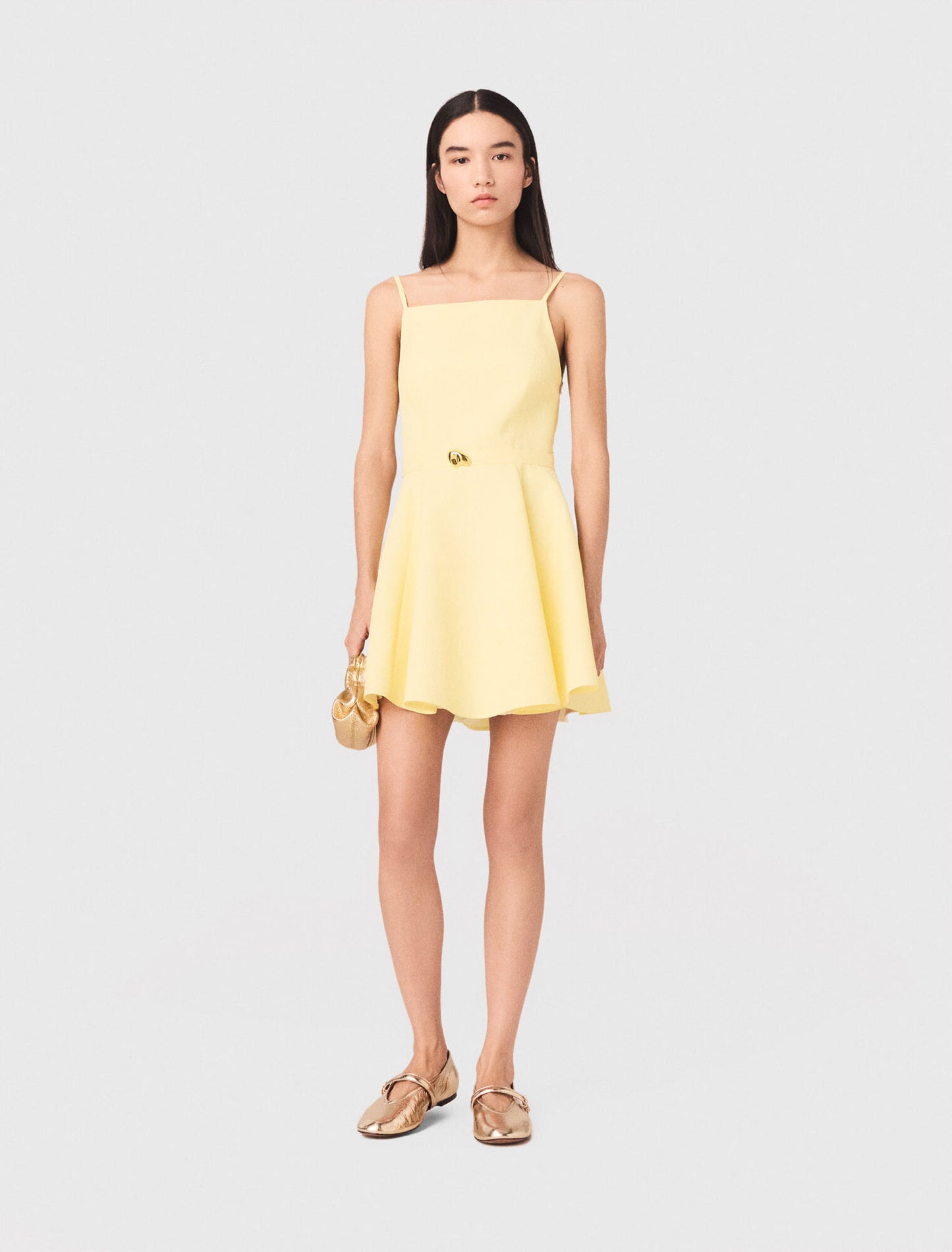 Strappy flared dress