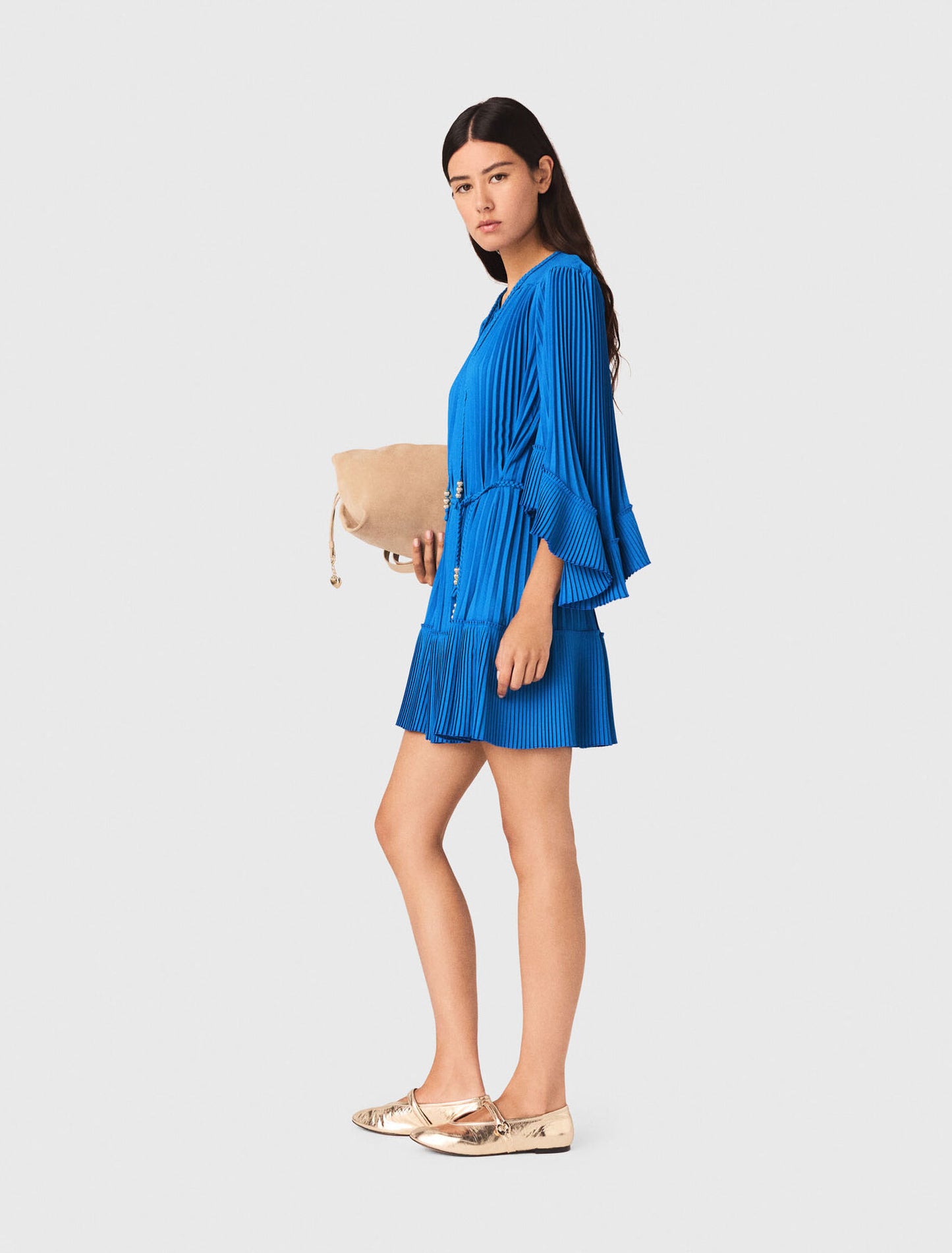 Short pleated dress