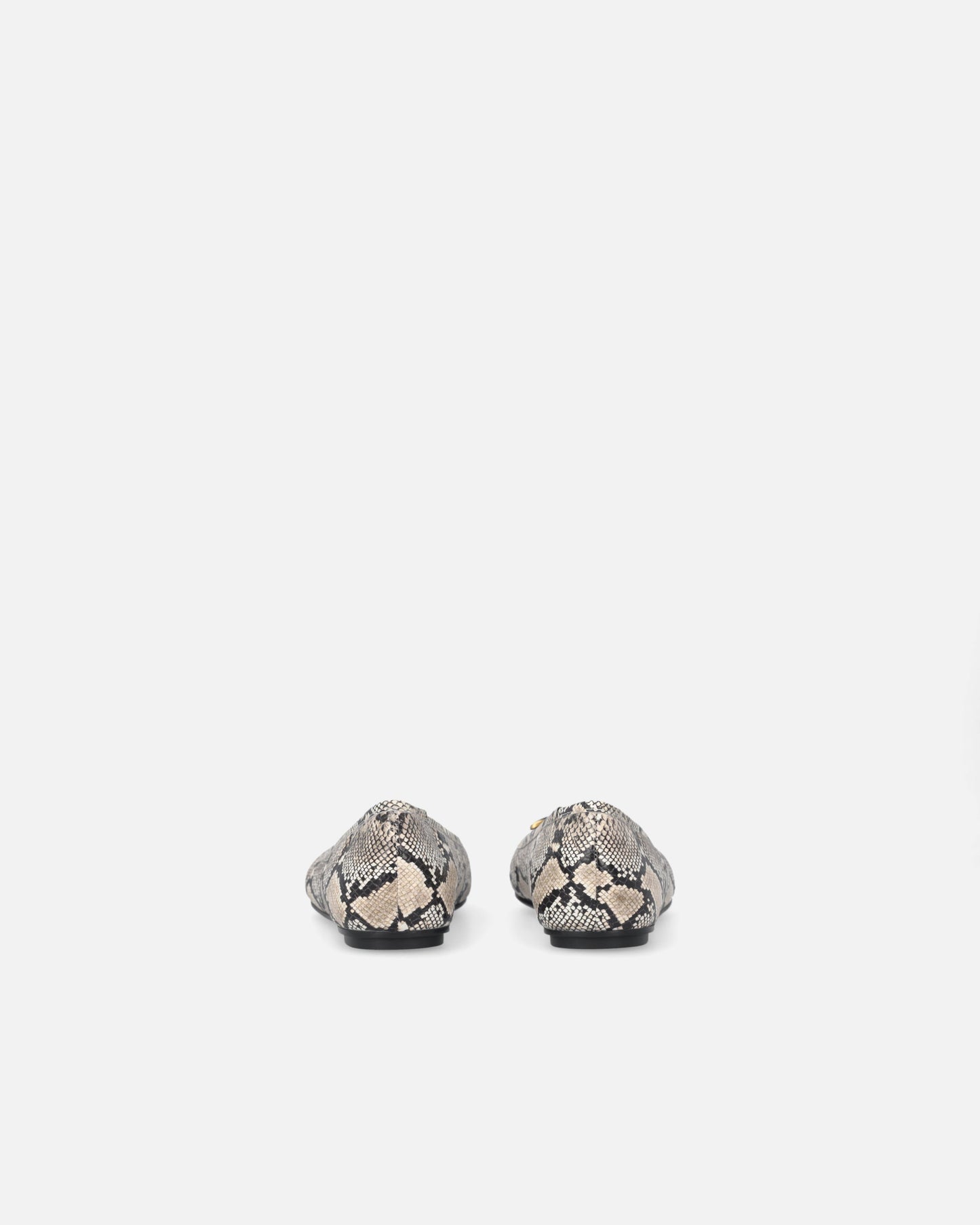 Ballerinas with python print and Love Birds logo
