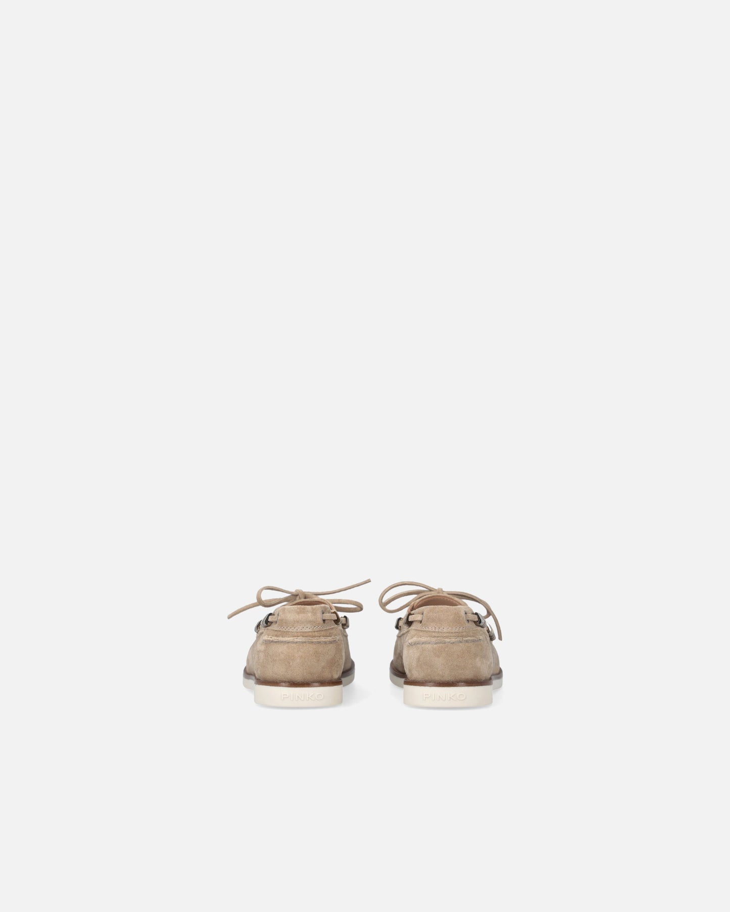 Suede moccasins with jewel details