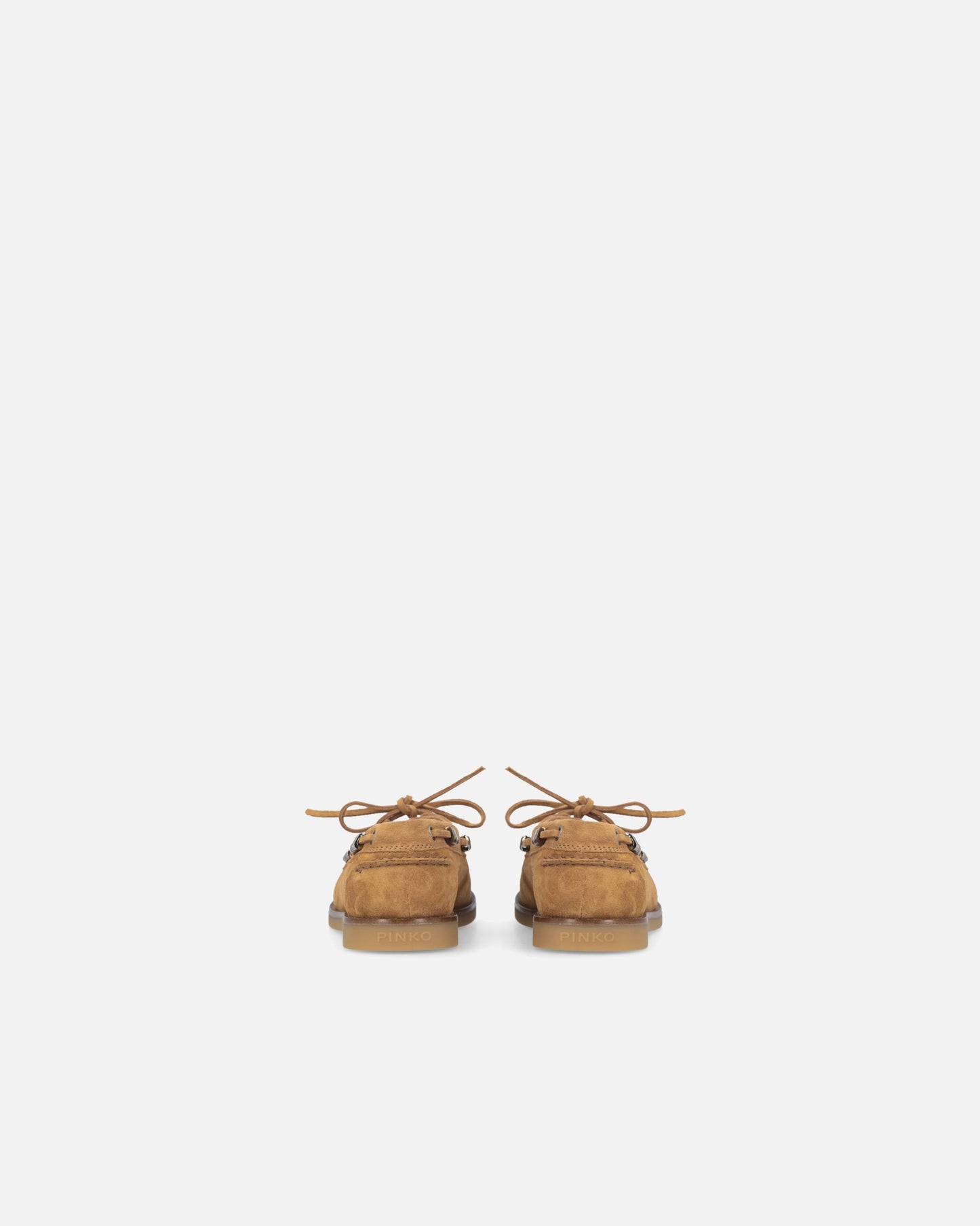 Suede moccasins with jewel details
