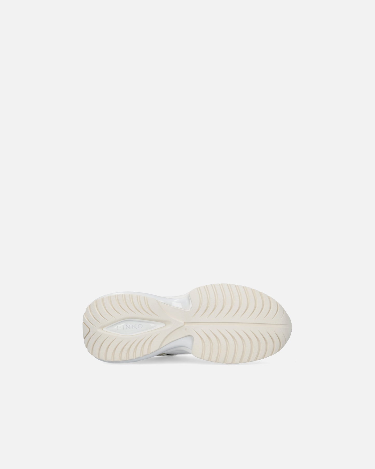 Ariel leather-effect sneakers with mirror detailing