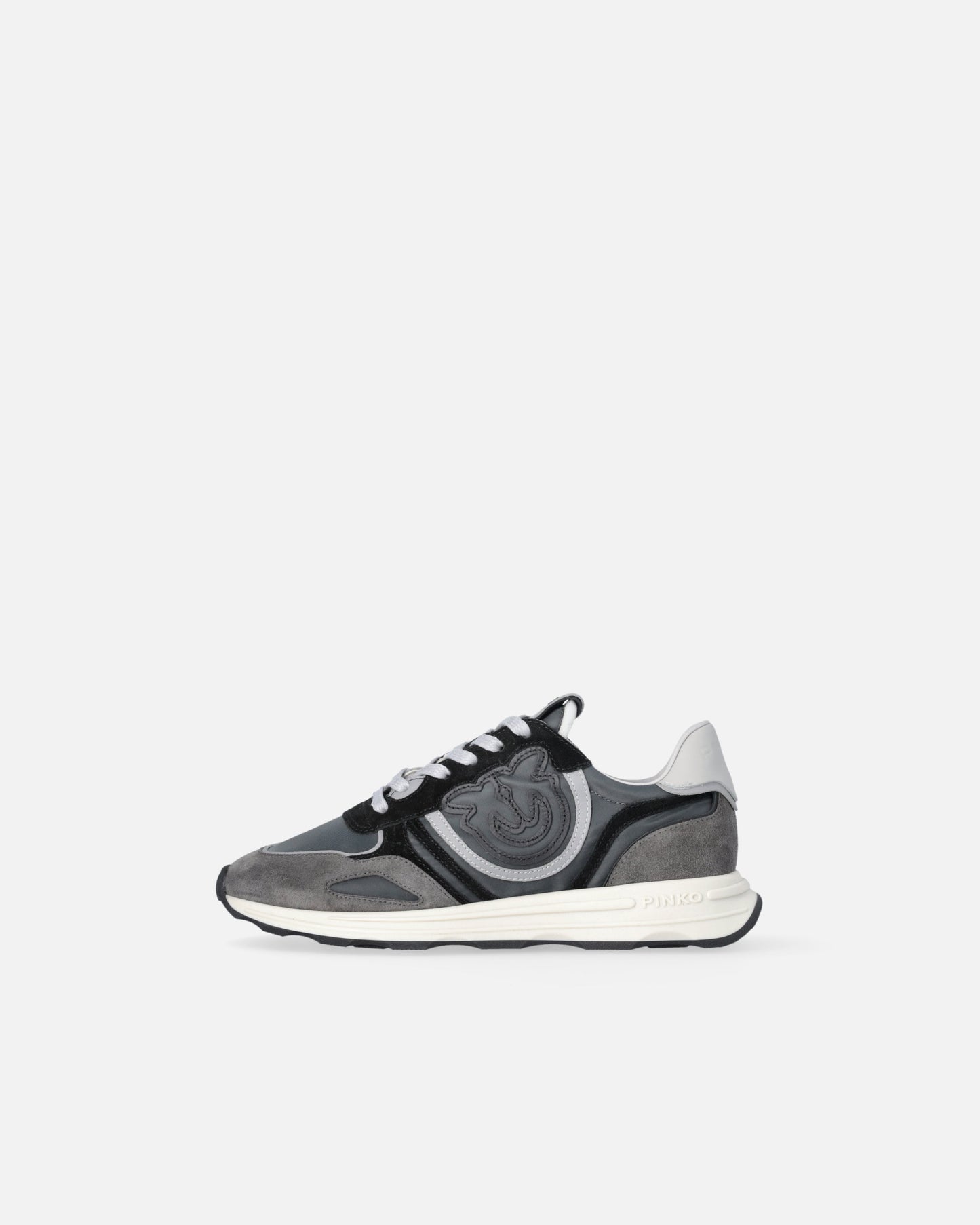 Suede sneakers with logo