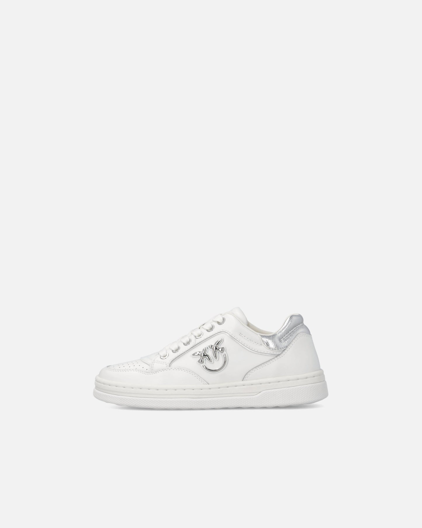 Leather sneakers with Love Birds logo